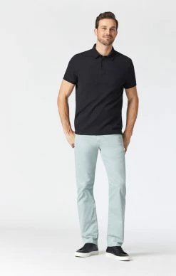 Mavi ZACH STRAIGHT LEG PANTS IN MIST TWILL
