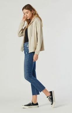 Mavi VIOLA STRAIGHT LEG IN MID USED ORGANIC BLUE