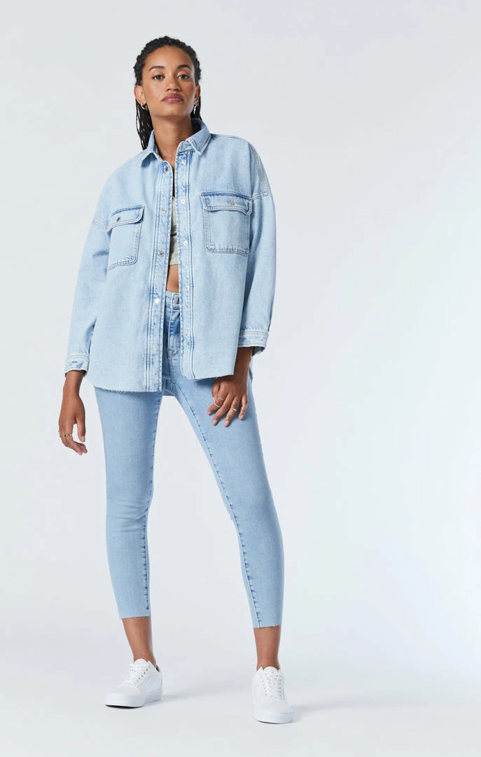 Outlet ๐ฏ Mavi TAMARA OVERSIZED DENIM ๐ SHIRT IN BLEACHED DENIM โค๏ธ 3 Mavi TAMARA OVERSIZED DENIM SHIRT IN BLEACHED DENIM