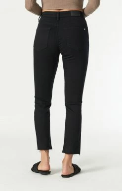 Mavi VIOLA STRAIGHT LEG IN BLACK LA BLUE Denim