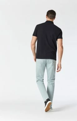 Mavi ZACH STRAIGHT LEG PANTS IN MIST TWILL