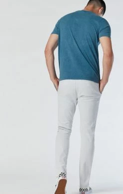 Mavi JOHNNY SLIM CHINO PANTS IN BEIGE SUMMER STRIPE