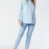 Mavi LIVIA OVERSIZED DENIM SHIRT IN ICE BLUE SOFT DENIM