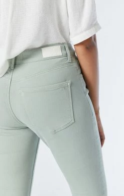 Mavi VIOLA STRAIGHT LEG JEANS IN ICEBERG GREEN LA VINTAGE