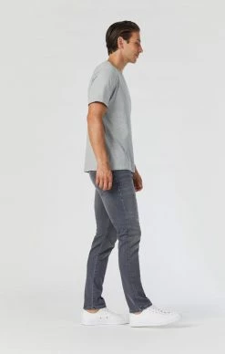 Mavi Denim JAKE SLIM LEG JEANS IN LIGHT GREY ATHLETIC