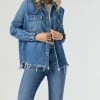 Mavi FIONA RELAXED DENIM SHIRT IN SKY ORGANIC BLUE