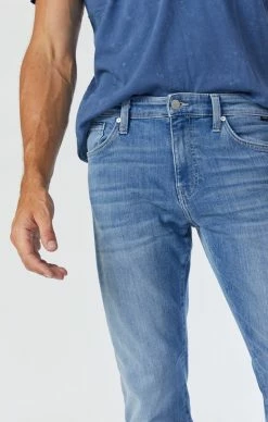 Mavi ZACH STRAIGHT LEG PANTS IN LIGHT USED DISTRESSED LA VINTAGE