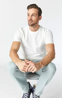 Mavi MARCUS SLIM STRAIGHT LEG PANTS IN MIST TWILL