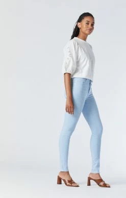 Mavi Denim ALISSA SUPER SKINNY JEANS IN ICE BLUE FEATHER BLUE