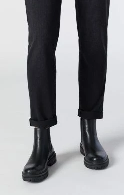 Mavi KATHLEEN SLIM BOYFRIEND IN BLACK FEATHER BLUE