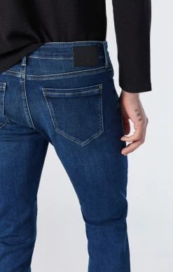 Mavi JAKE SLIM LEG IN DARK BRUSHED ATHLETIC