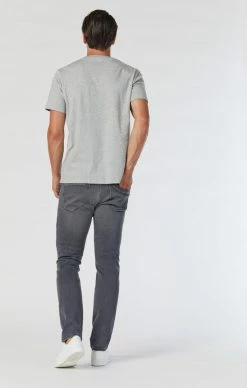 Mavi Denim JAKE SLIM LEG JEANS IN LIGHT GREY ATHLETIC