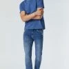 Mavi Denim MARCUS SLIM STRAIGHT LEG JEANS IN MID RIPPED LA VINTAGE