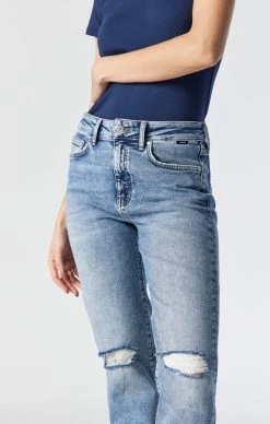 Discount ⌛ Mavi SOHO GIRLFRIEND 👖 JEANS IN LIGHT RIPPED RECYCLE BLUE 🥰 15 Mavi SOHO GIRLFRIEND JEANS IN LIGHT RIPPED RECYCLE BLUE