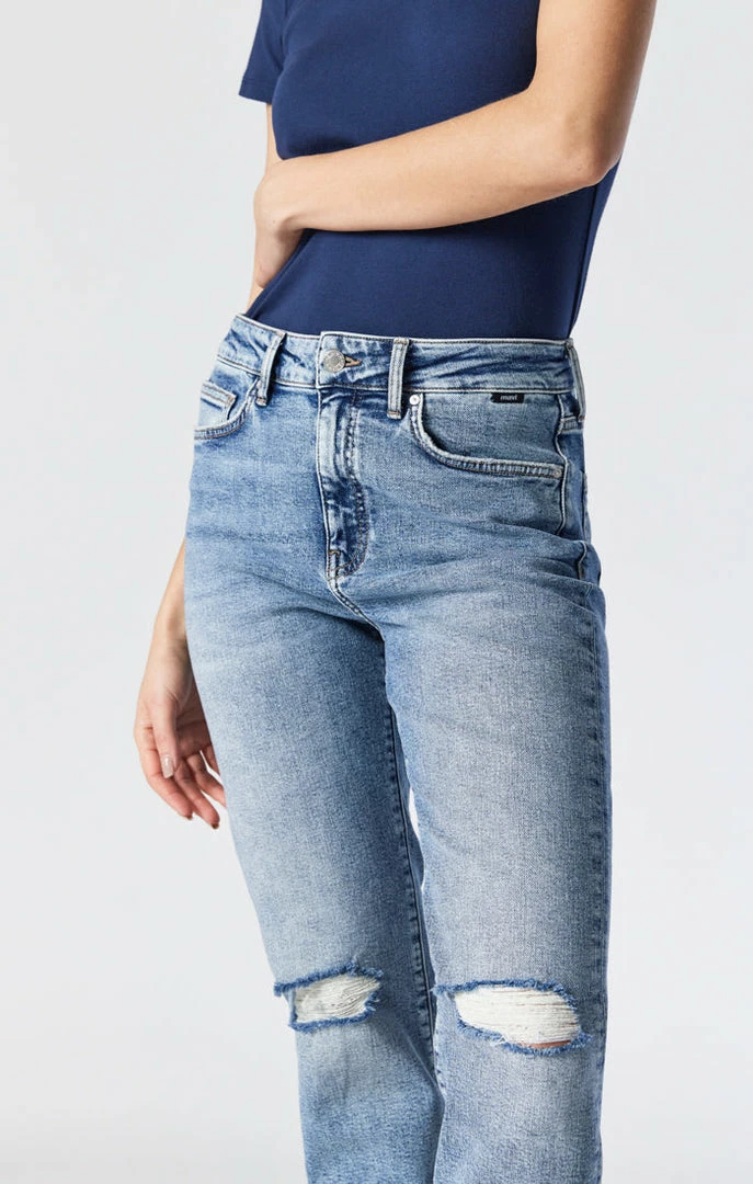 Discount ⌛ Mavi SOHO GIRLFRIEND 👖 JEANS IN LIGHT RIPPED RECYCLE BLUE 🥰 8 Mavi SOHO GIRLFRIEND JEANS IN LIGHT RIPPED RECYCLE BLUE
