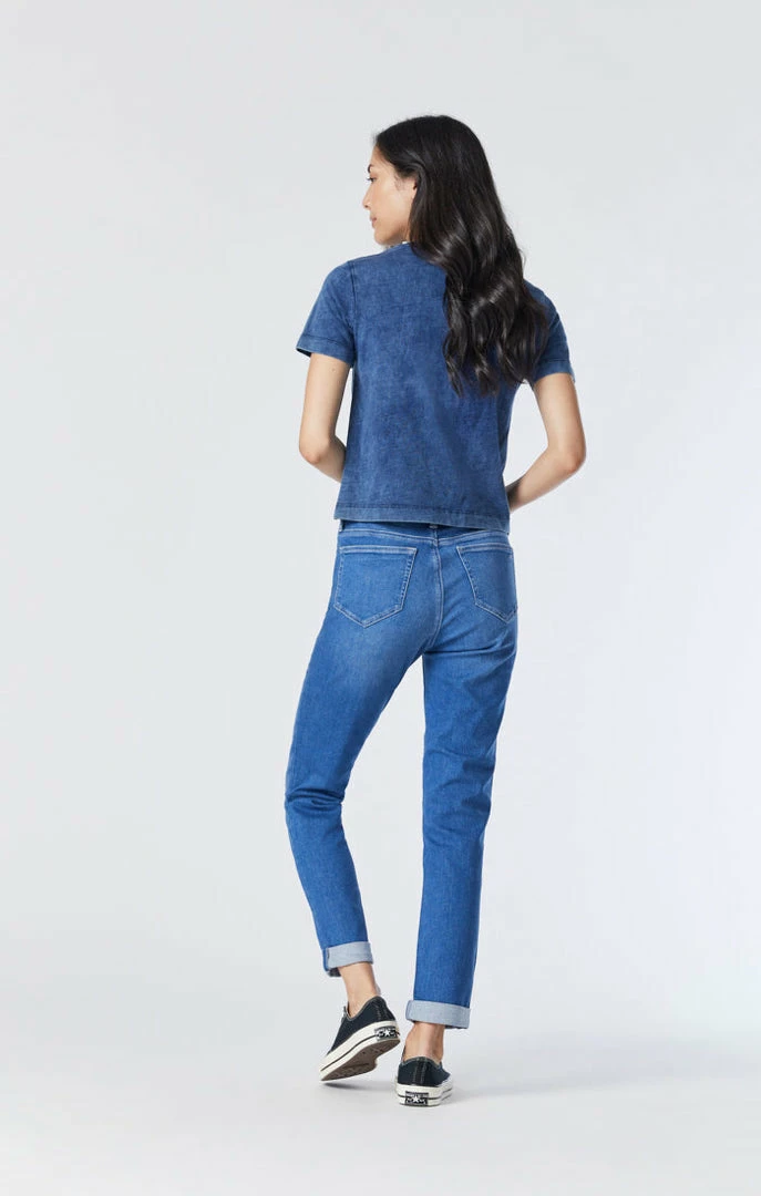 Promo โค๏ธ Mavi KATHLEEN SLIM BOYFRIEND ๐ JEANS IN SEA BLUE FEATHER BLUE Denim ๐ 3 Mavi KATHLEEN SLIM BOYFRIEND JEANS IN SEA BLUE FEATHER BLUE Denim