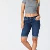 Mavi KARLY SHORTS IN DEEP FEATHER BLUE