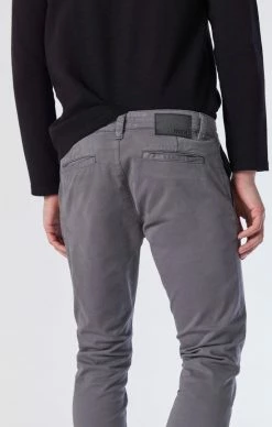 Mavi Pants JOHNNY SLIM LEG CHINO IN POPPY SEED TWILL