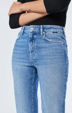 Mavi Denim SOHO TAPERED LEG JEANS IN MID ORGANIC BLUE