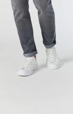 Mavi Denim JAKE SLIM LEG JEANS IN LIGHT GREY ATHLETIC