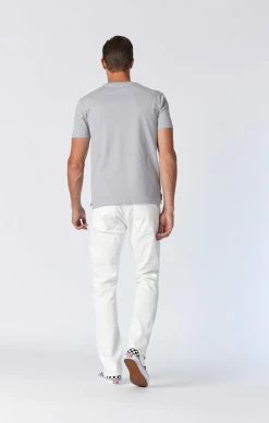 Mavi Denim MARCUS SLIM STRAIGHT LEG JEANS IN EGRET SUPERMOVE