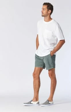 Mavi GREG STRAIGHT SHORTS IN KHAKI SUMMER CORD