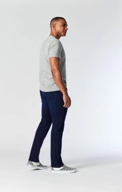 Mavi MARCUS SLIM STRAIGHT LEG IN DARK BRUSHED ATHLETIC Denim