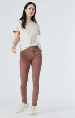 Mavi ALISSA SUPER SKINNY IN ACORN SATEEN TWILL
