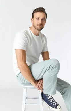 Mavi MARCUS SLIM STRAIGHT LEG PANTS IN MIST TWILL