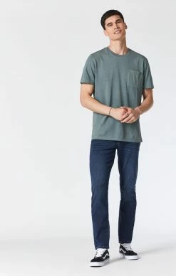 Mavi STEVE ATHLETIC FIT JEANS IN BLUE BLACK ATHLETIC Denim