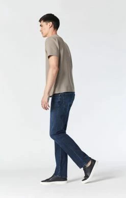 Mavi ZACH STRAIGHT LEG IN MID TONAL INK WILLIAMSBURG Denim