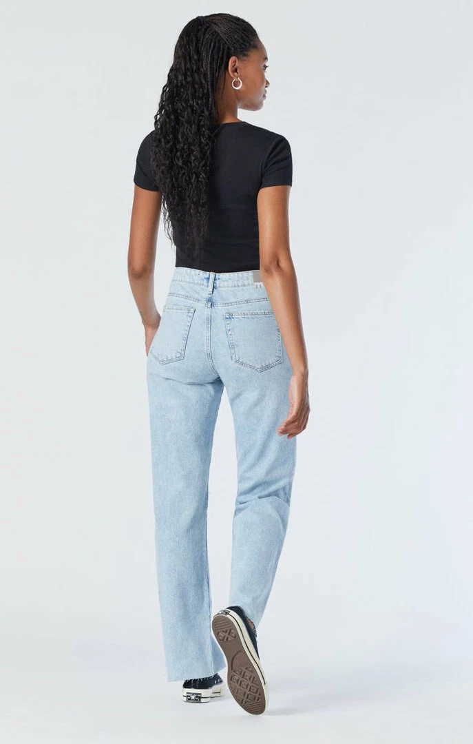 Best Pirce ✨ Mavi BARCELONA WIDE LEG 👖 JEANS IN BLEACHED RIPPED ORGANIC BLUE 😉 4 Mavi BARCELONA WIDE LEG JEANS IN BLEACHED RIPPED ORGANIC BLUE