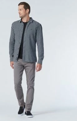 Mavi MATT RELAXED STRAIGHT LEG IN GUNMETAL SUPERMOVE Denim