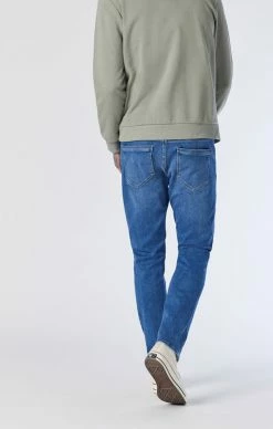 Mavi Denim JAKE SLIM LEG IN MID BRUSHED ATHLETIC