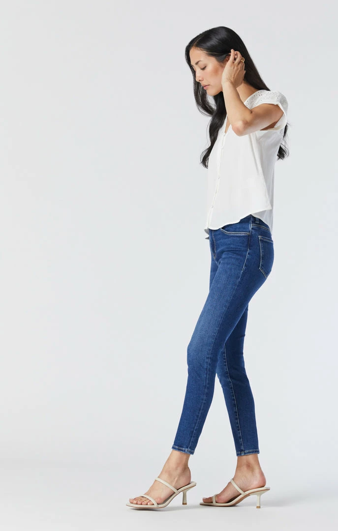 Best deal 🔔 Mavi TESS SUPER SKINNY 👖 JEANS IN DARK BRUSHED INDIGO SHAPE Denim 👍 7 Mavi TESS SUPER SKINNY JEANS IN DARK BRUSHED INDIGO SHAPE Denim