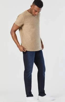 Mavi Denim JAKE SLIM LEG IN RINSE BRUSHED FEATHER BLUE