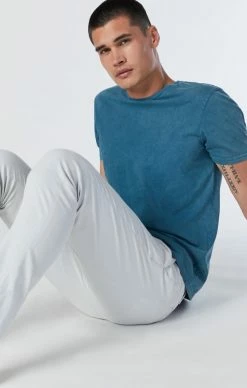 Mavi JOHNNY SLIM CHINO PANTS IN BEIGE SUMMER STRIPE