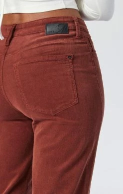 Mavi VICTORIA WIDE LEG PANTS IN BRICK CORD