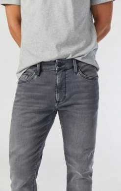 Mavi Denim JAKE SLIM LEG JEANS IN LIGHT GREY ATHLETIC